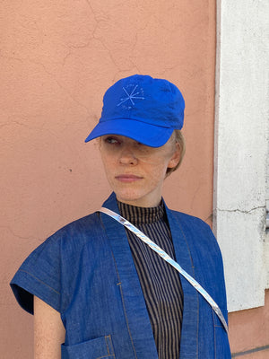 Out To Lunch cap, royal blue