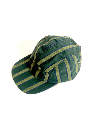 Out To Lunch cap, khaki stripes