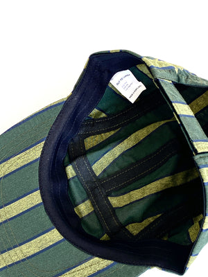 Out To Lunch cap, khaki stripes