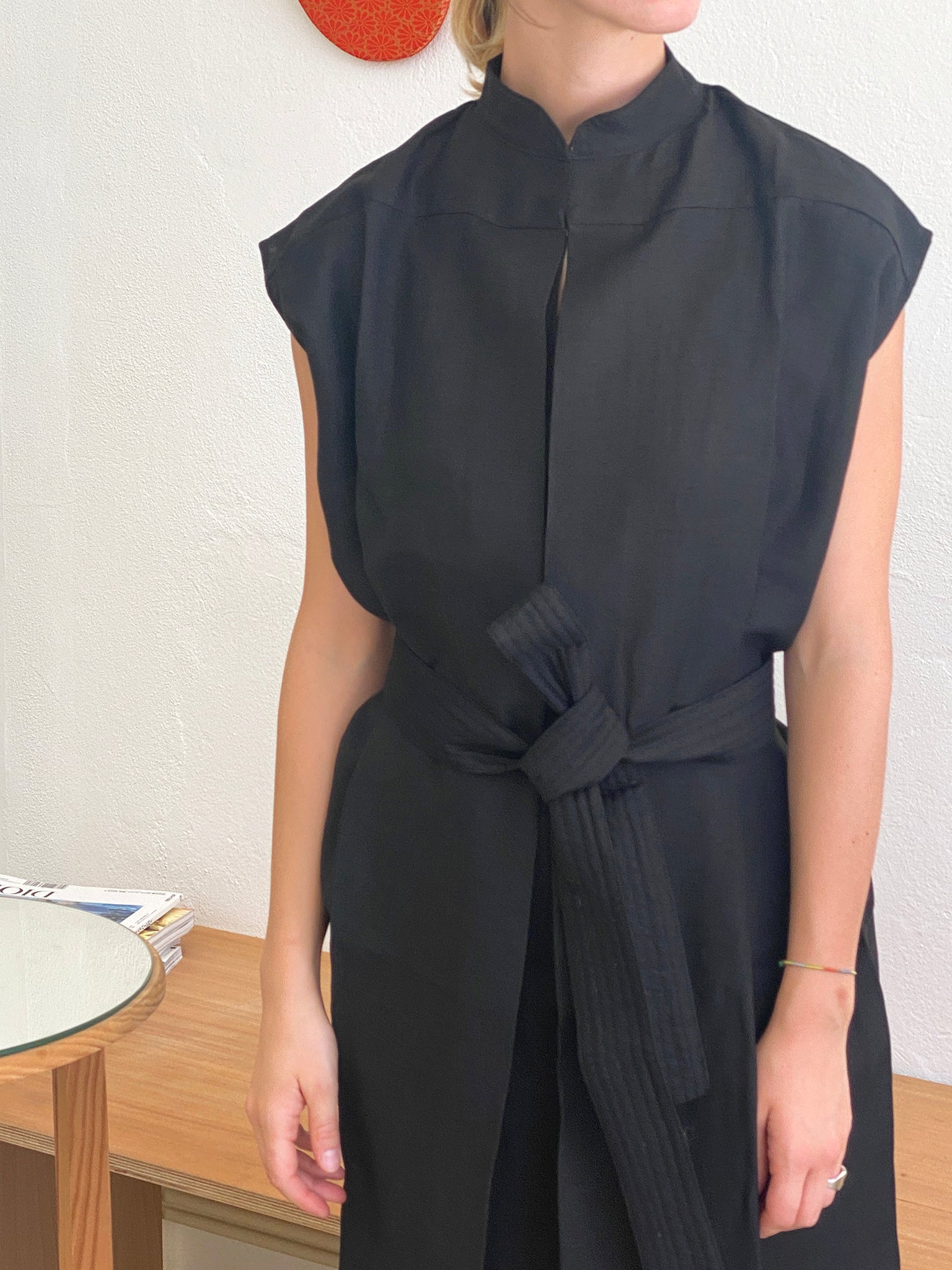 Ni dress, Black Linen