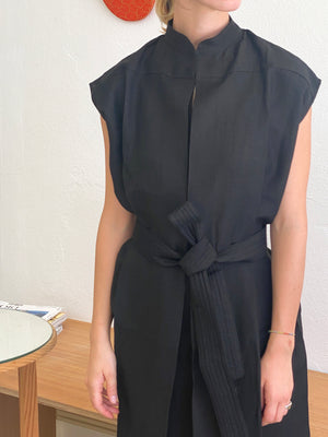 Ni dress, Black Linen