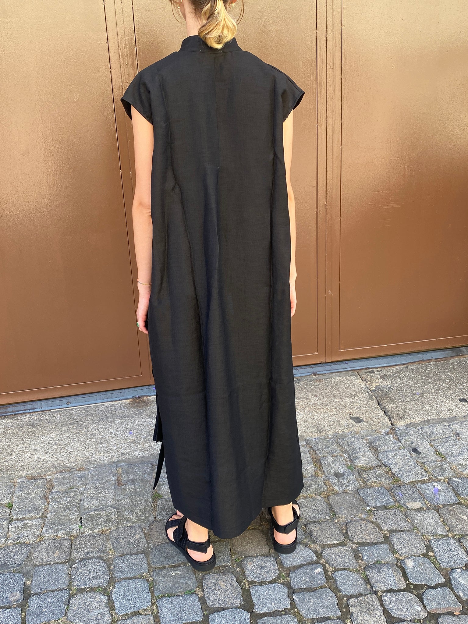 Ni dress, Black Linen