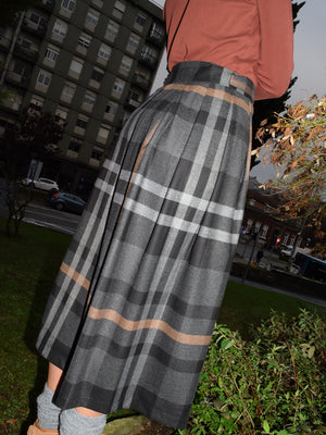 Reality Studio Xiu skirt, Brown checks