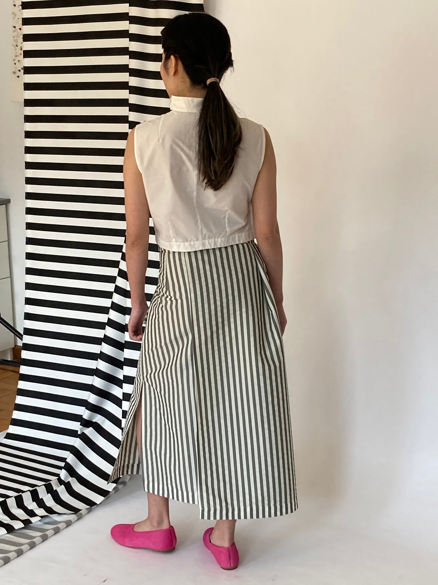 Xiu skirt, stripes