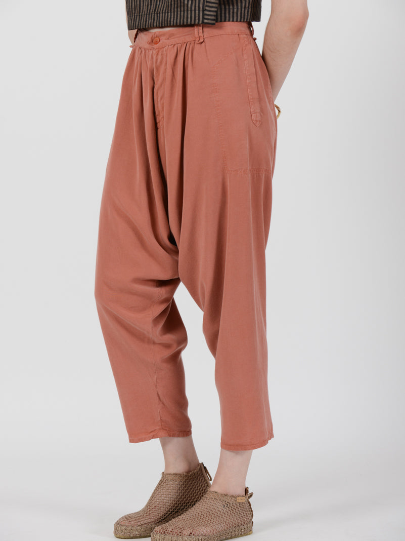 Hicham trousers, redwood