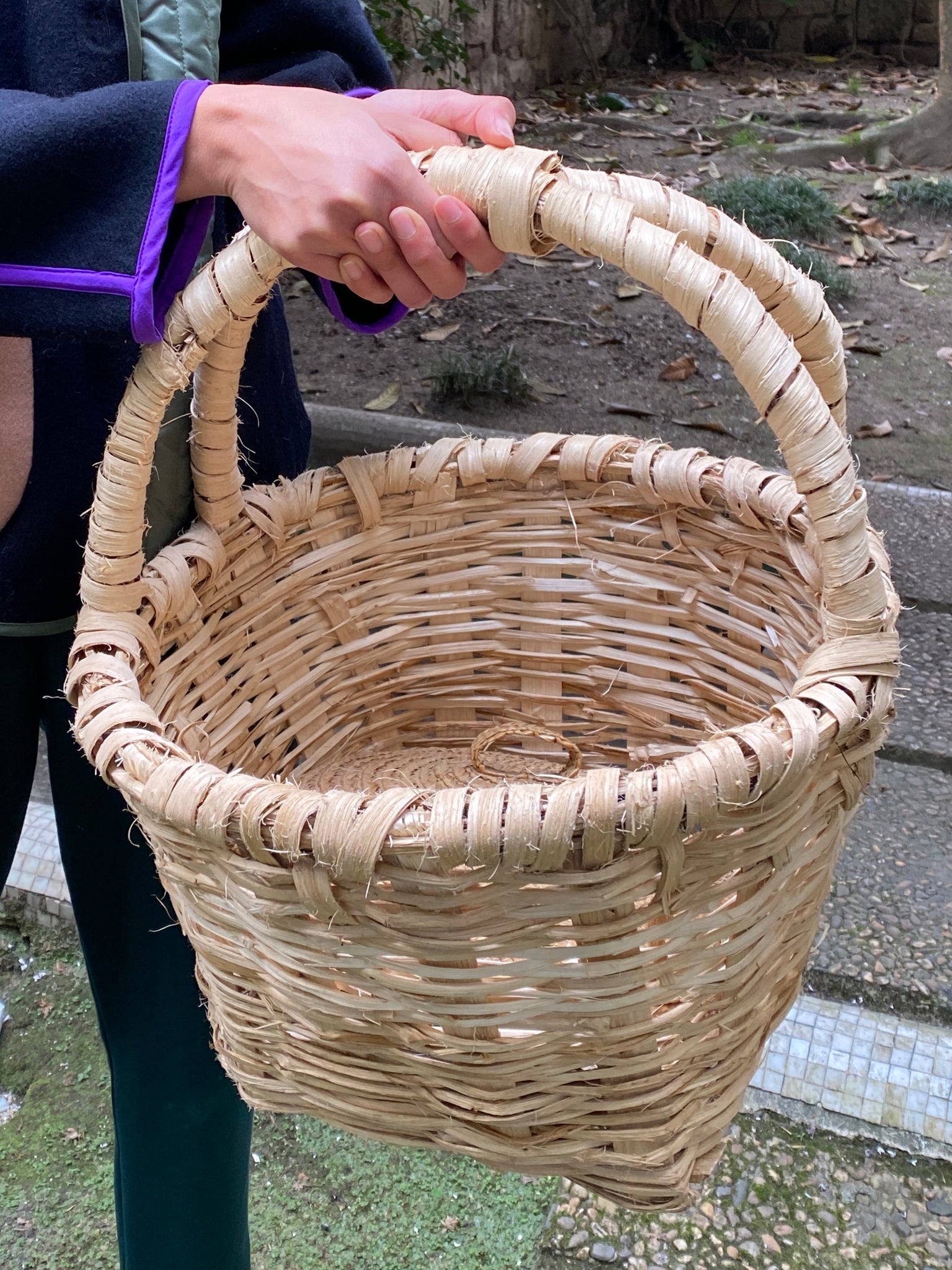 Findings Reed basket double handle