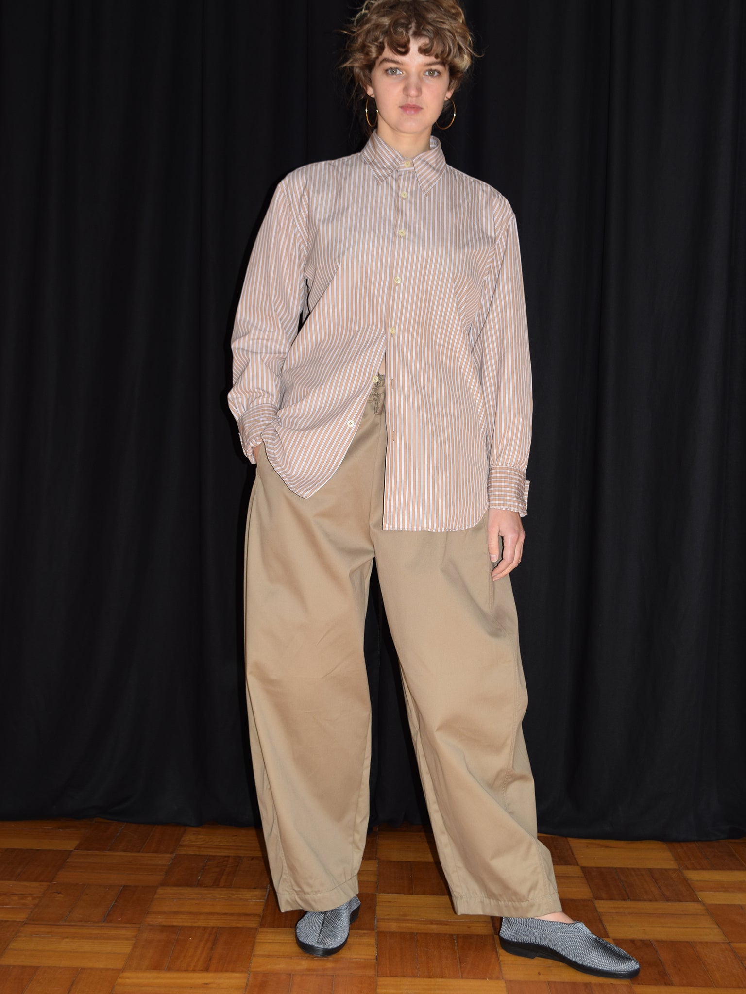 Balão trousers, light khaki