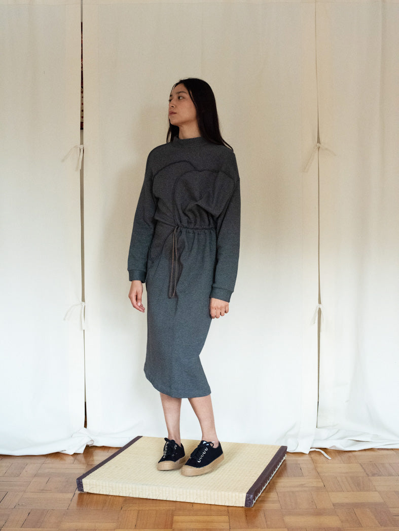 Reality Studio Bo dress anthracite melange