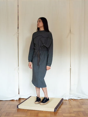 Reality Studio Bo dress anthracite melange