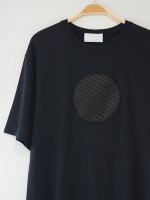 Reality Studio Circle T-shirt circle application Black