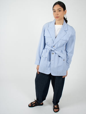 Fati jacket, sky stripes