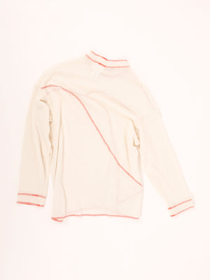 Ping pullover, off-white/ neon-orange