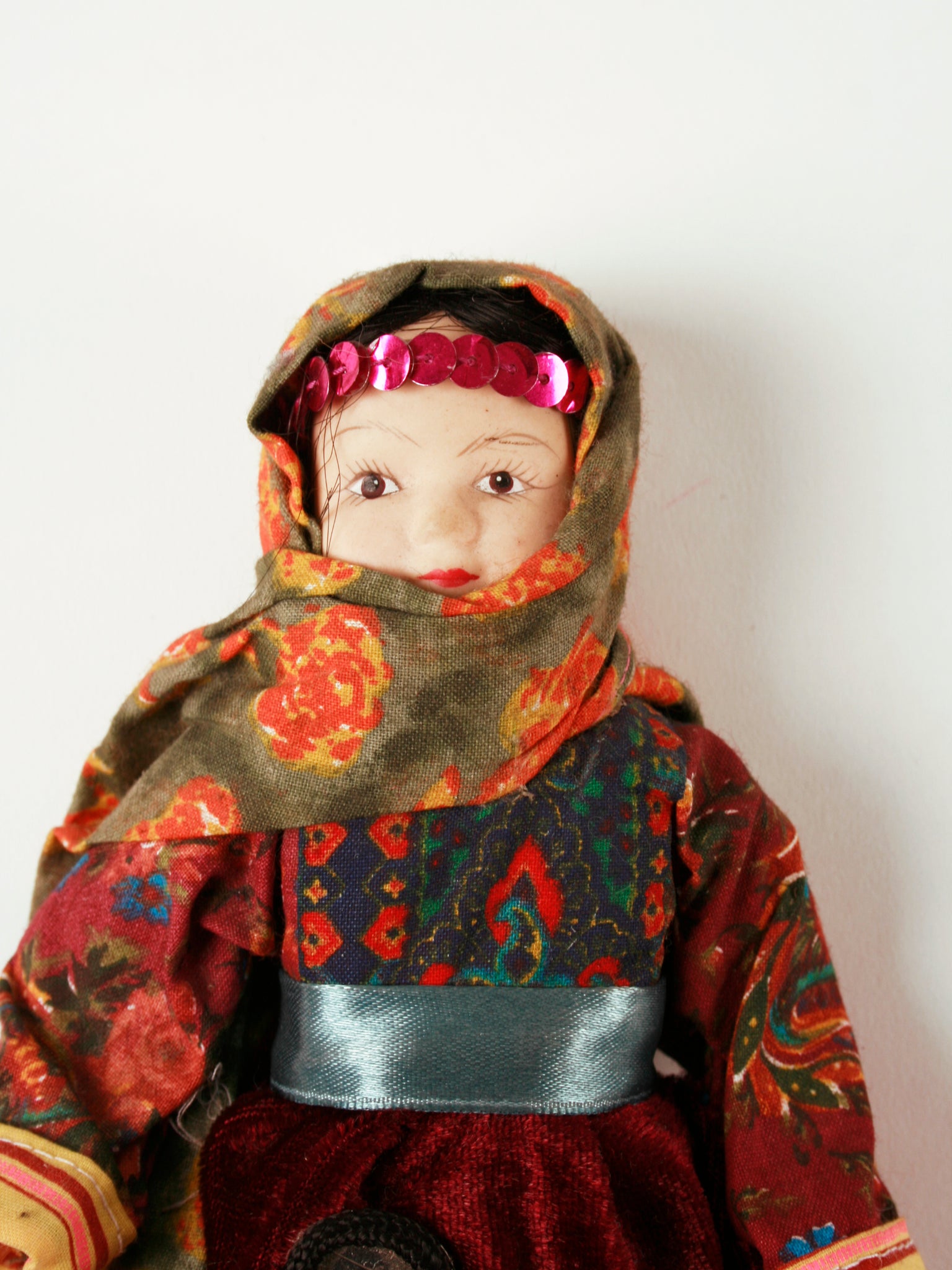 Porcelain doll Afghanistan, hand-made